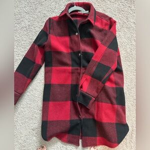 BB Dakota Burgundy and Black Striped Apparel